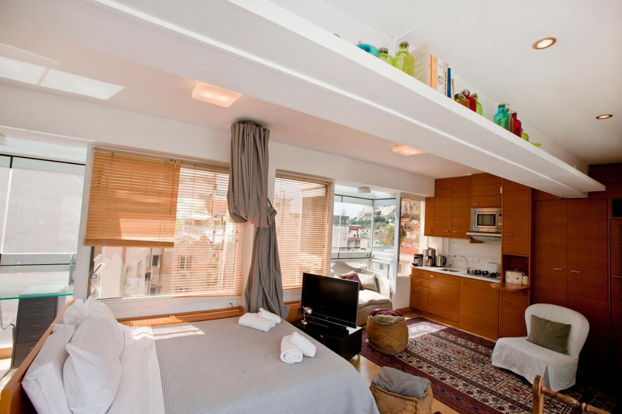 Appartement Stunning Studio With Acropolis And Parthenon View à Athènes Extérieur photo